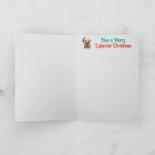 Labrador Retriever Christmas Stocking Kaart (Binnen)