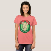 Labrador Retriever Christmas T-shirt (Voorkant volledig)