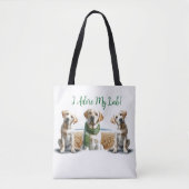 Labrador Retriever Christmas Tas (Voorkant)