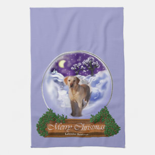 Labrador Retriever Christmas Theedoek