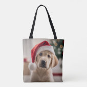 Labrador Retriever Christmas Tote Bag (Achterkant)