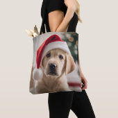 Labrador Retriever Christmas Tote Bag (Dichtbij)