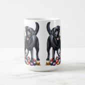 Labrador Retriever Christmas Tree Hondenliefhebber Koffiemok (Center)