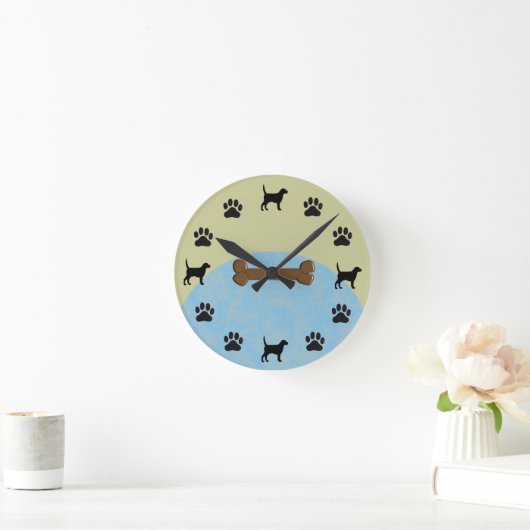 Labrador Retriever Clock Ronde Klok (Huis)