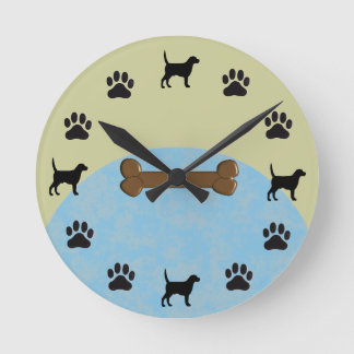 Labrador Retriever Clock Ronde Klok