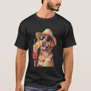 Labrador Retriever Cocktail T-shirt