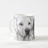 Labrador Retriever Coffee Mok (Voorkant links)