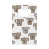 Labrador Retriever Creditkaart Flessenopener (Achterkant)