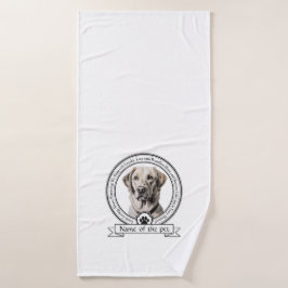 Labrador Retriever Credo Badhanddoek