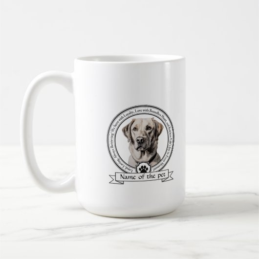 Labrador Retriever Credo Koffiemok (Links)