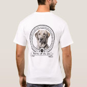 Labrador Retriever Credo T-shirt (Achterkant)