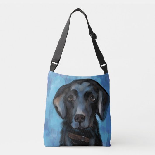 Labrador Retriever  Crossbody Tas (Voorkant)