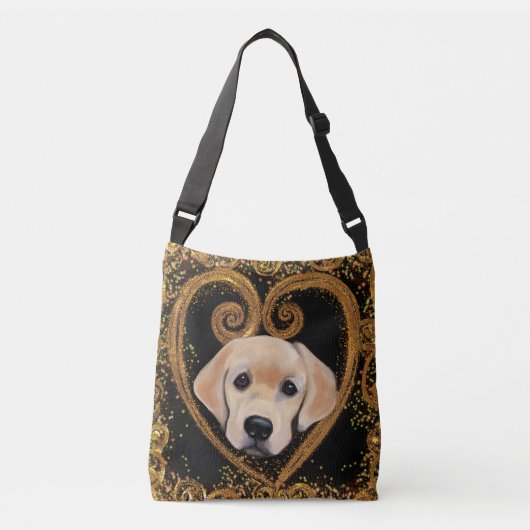 Labrador Retriever Crossbody Tas (Voorkant)