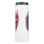 Labrador Retriever Cute Gift voor Dog Dad Dog mama Thermosbeker (Achterkant)