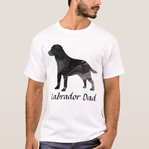 Labrador Retriever Dad Shirt Top Kleding Zwart