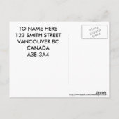 Labrador Retriever denkt aan jou om terug te komen Briefkaart (Achterkant)