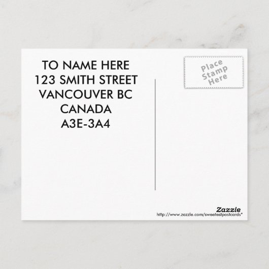 Labrador Retriever denkt aan jou om terug te komen Briefkaart (Achterkant)