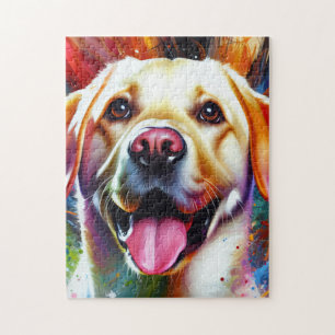 Labrador Retriever Dog Acryl Print Hondenliefhebbe Legpuzzel