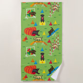 Labrador Retriever Dog Agility Strandlaken (Voorkant)