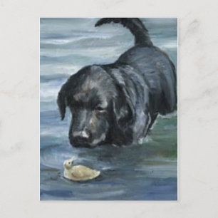"Labrador Retriever" Dog Art Briefkaart