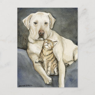 Labrador Retriever Dog Art Briefkaart