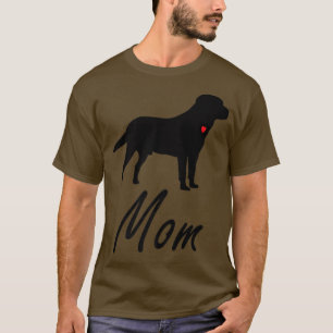 Labrador Retriever Dog Black Lab mama T-shirt