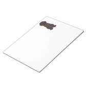 Labrador Retriever Dog Cartoon Notitieblok (Schuin)