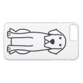 Labrador Retriever Dog Cartoon Phone Case (Achterkant (Horizontaal))