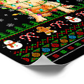 Labrador Retriever Dog Christmas Lights Ugly Sweat Poster (Hoek)