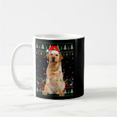 Labrador Retriever Dog Christmas Ugly Sweater Ligh Koffiemok (Links)