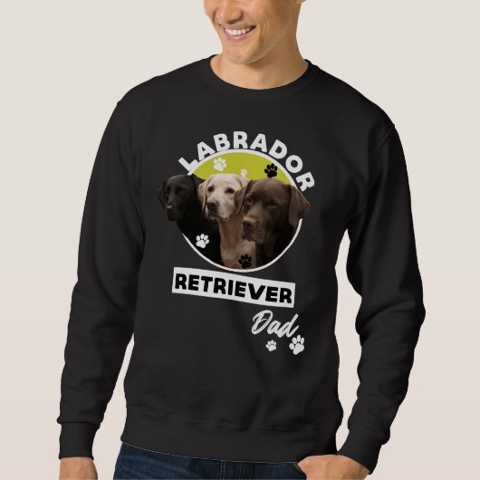 Labrador Retriever Dog Dad 111 Trui (Voorkant)