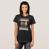 Labrador Retriever Dog Funny T-shirt (Voorkant volledig)