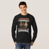 Labrador Retriever Dog Funny T-shirt (Voorkant volledig)