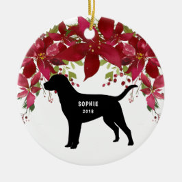 Labrador Retriever Dog kerstboomversiering Keramisch Ornament