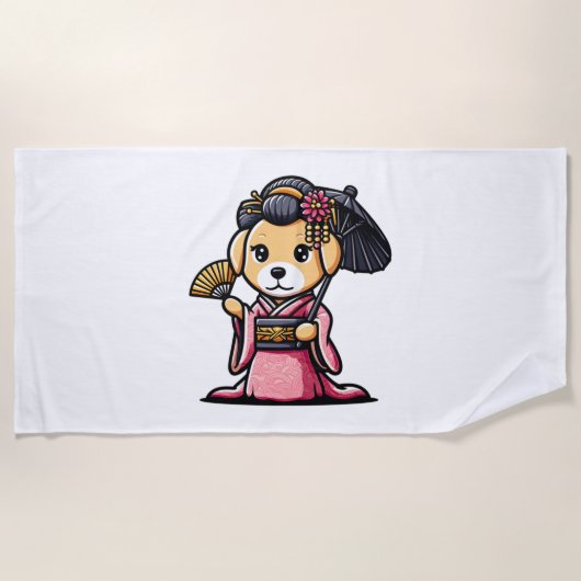 Labrador Retriever Dog Kimono Strandlaken (Voorkant)