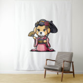 Labrador Retriever Dog Kimono Wandkleed (In situ)
