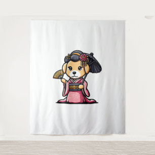 Labrador Retriever Dog Kimono Wandkleed