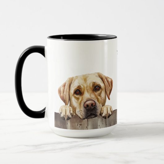Labrador Retriever Dog Mok (Links)