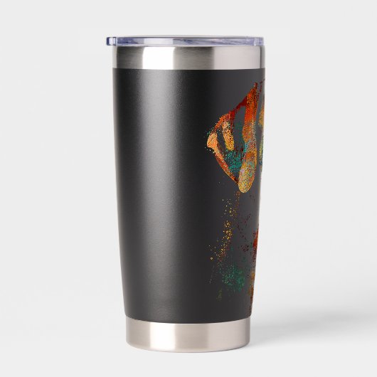 Labrador Retriever Dog Motif Pet Artwork Labrador Geïsoleerde Drinkbeker (Rechts)