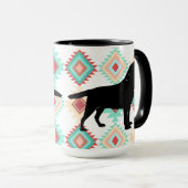 Labrador Retriever Dog op de zuidwestelijke achter Mok (Voorkant rechts)