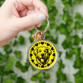 Labrador Retriever Dog Owner Sleutelhanger (Hand)