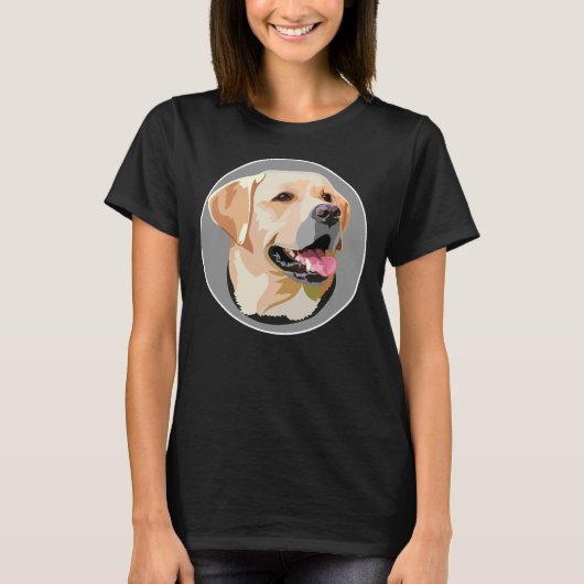 Labrador Retriever Dog Pap Moeder Jongen Meisje Pe T-shirt (Voorkant)