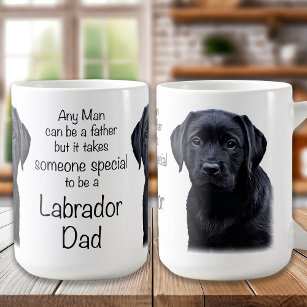 Labrador Retriever Dog Pap Schattige Puppy Vaders  Koffiemok