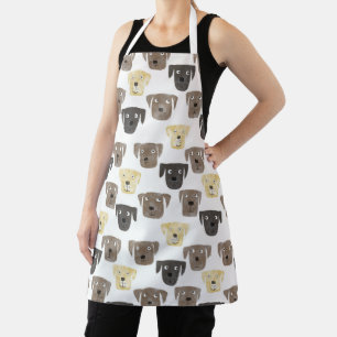 Labrador Retriever Dog Pattern Apron Schort