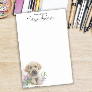 Labrador Retriever Dog Personalized Cute Puppy Post-it® Notes