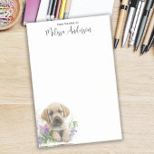 Labrador Retriever Dog Personalized Cute Puppy Post-it® Notes