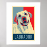 Labrador Retriever Dog Portrait Pop Art Poster<br><div class="desc">Labrador Retriever Dog Portrait Hope Poster design en meer producten voor huiseigenaars en hondenliefhebbers die van dieren houden. Het perfecte cadeau voor je beste vriend om hem te shows waar je van houdt.</div>