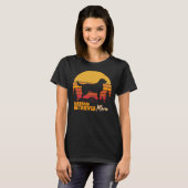 Labrador Retriever Dog Retro T-shirt (Voorkant volledig)
