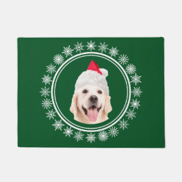 Labrador Retriever Dog Santa Kerstmis Welkom Deurmat