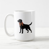 Labrador Retriever Dog Silhouette Coffee Mug Koffiemok (Links)